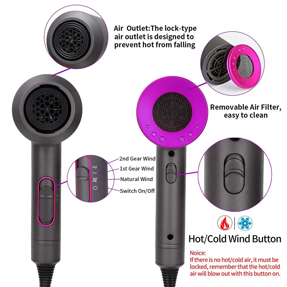 Hair Dryer with Conditioning Diffuser