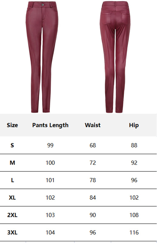 Pu Leather Pants
